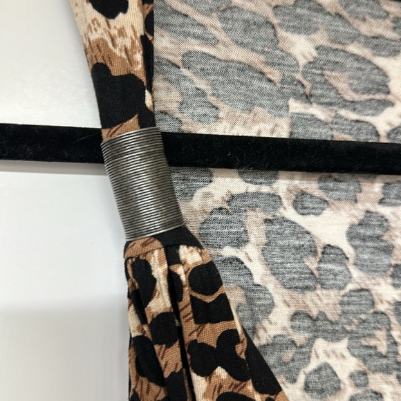 Lascana Venus Leopard Black Color block Maxi Dress-Medium - Picture 4 of 6